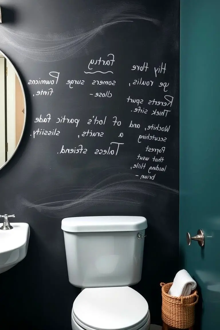 Chalkboard Wall for Notes