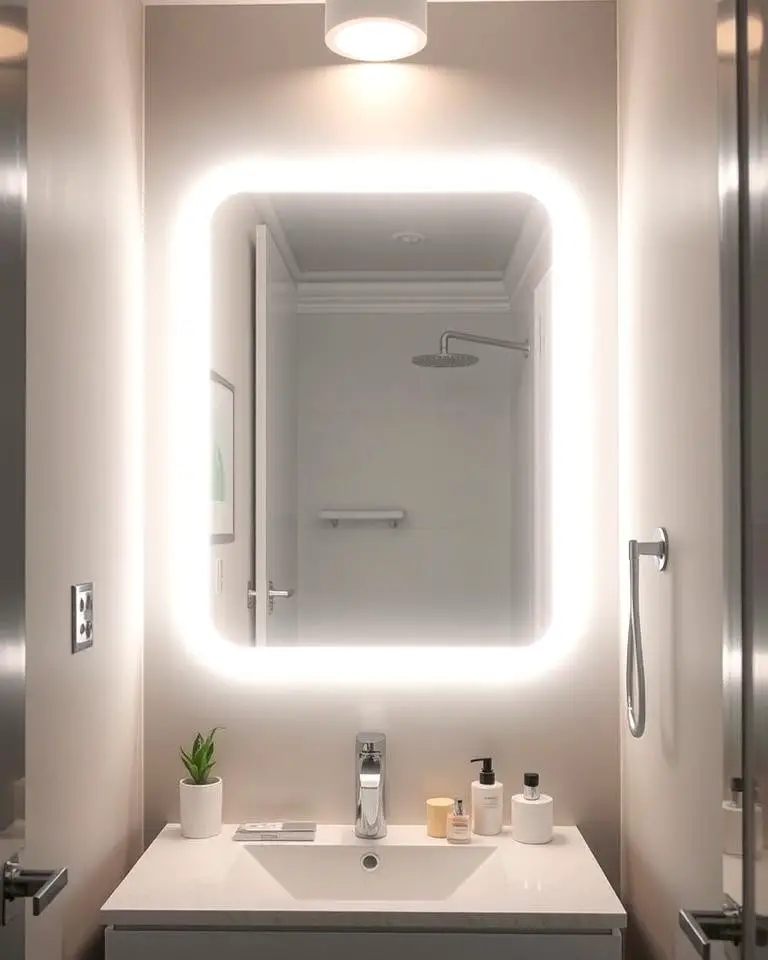Backlit Mirrors for a Contemporary Look