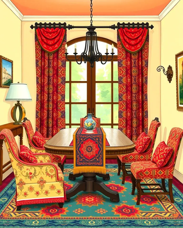 Vibrant Textiles and Patterns