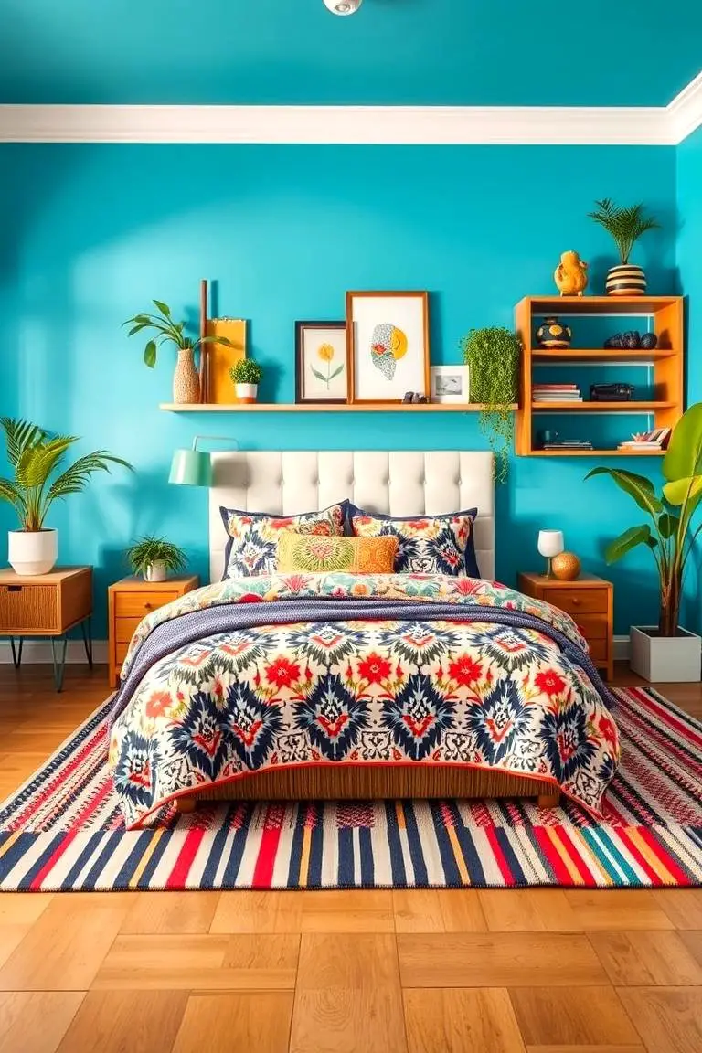 Dynamic Blue Mixed Patterns