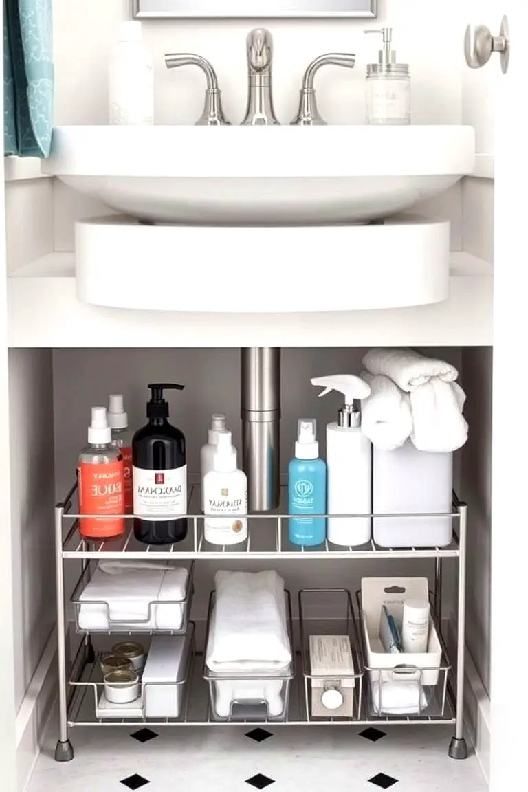 Under-Sink Shelf Organizer