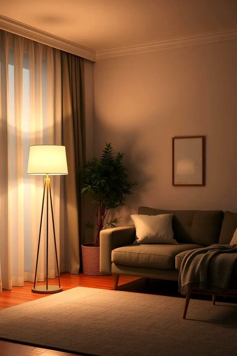 Soft Glow Floor Lamp for Relaxation