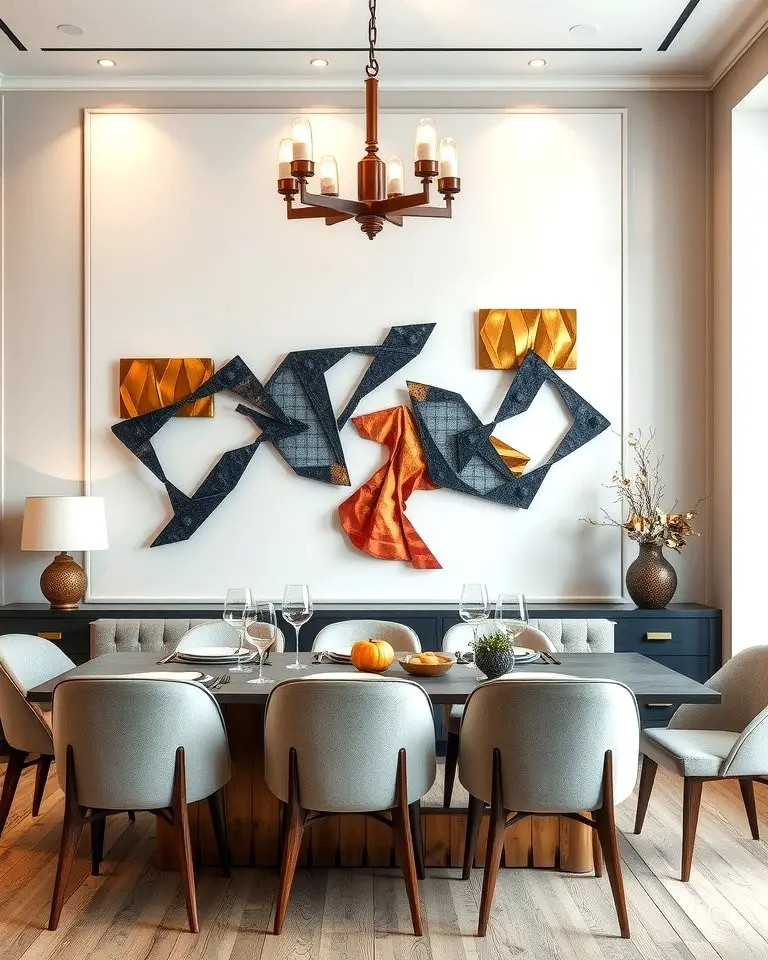 Abstract Metal Wall Art