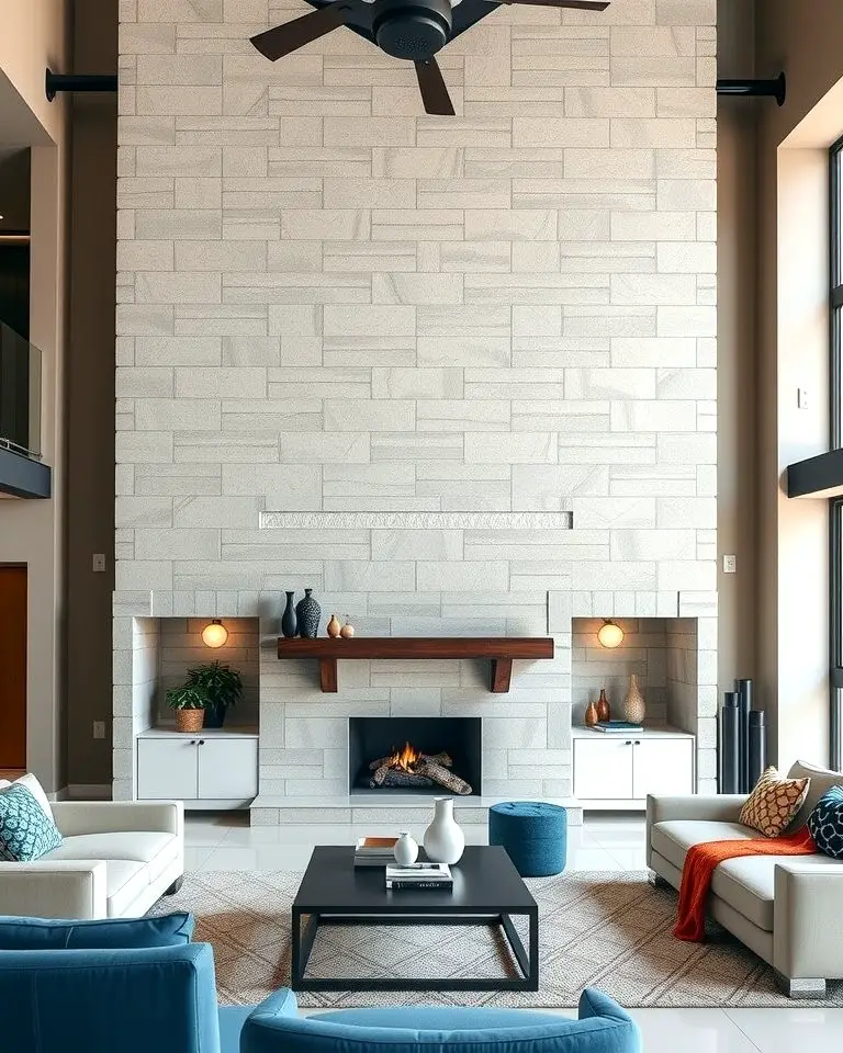 Industrial Edge with Exposed Concrete Stone