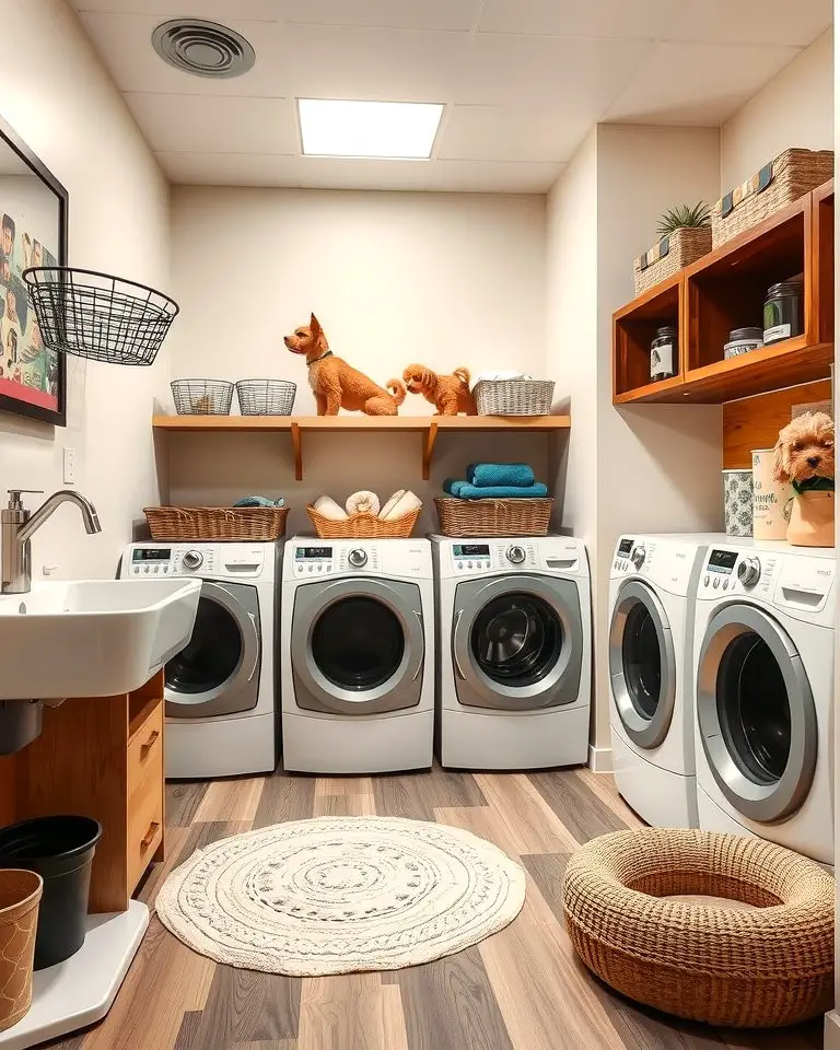 Pet-Friendly Laundry Room
