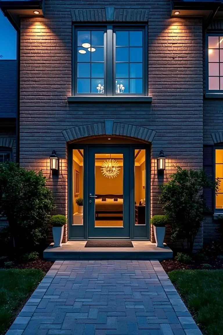 Traditional Beige Brick with Modern Touches
