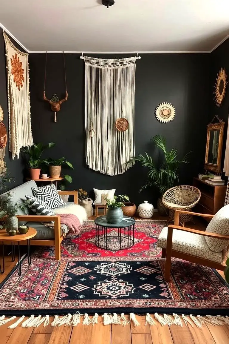 Eclectic Black Bohemian Vibe