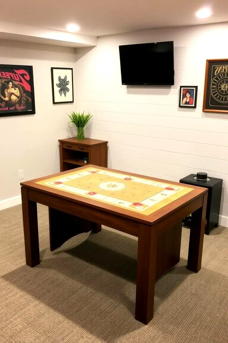 Compact Game Room Table