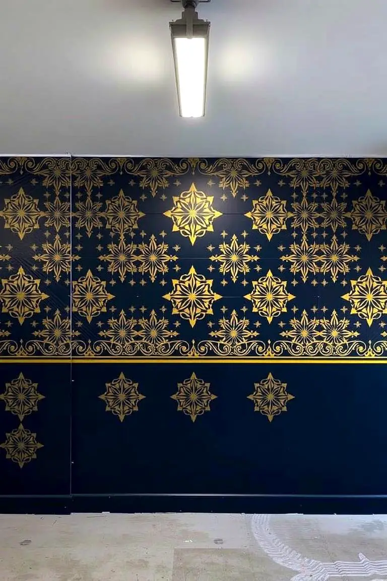Artistic Stencil Motif