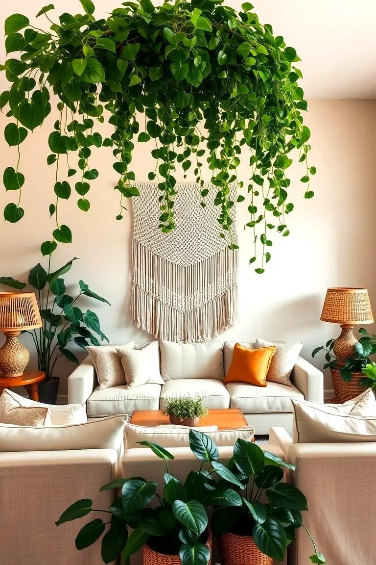 Inviting Beige with Greenery
