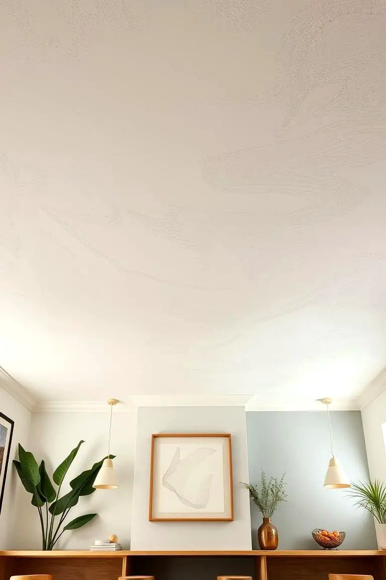 Eco-Friendly Chalk Ceiling
