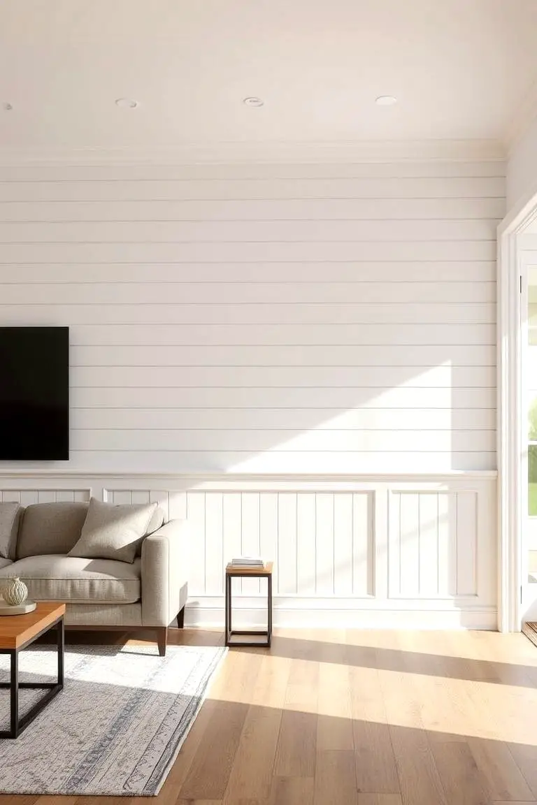 Shiplap Wainscoting