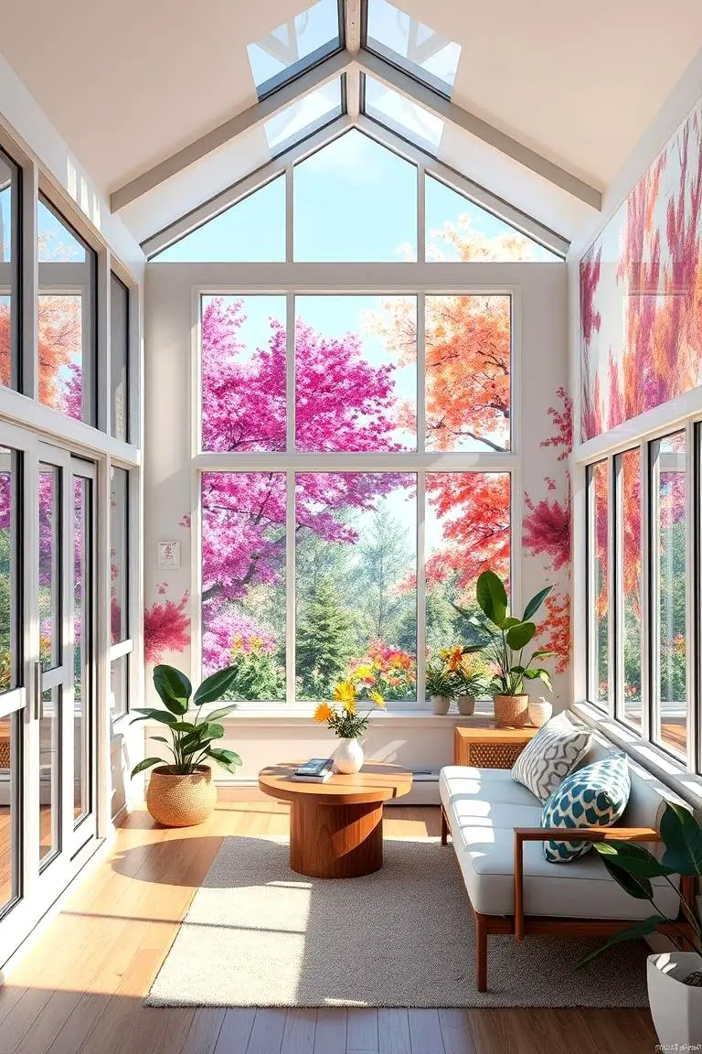 Sunroom Light-Responsive Mural