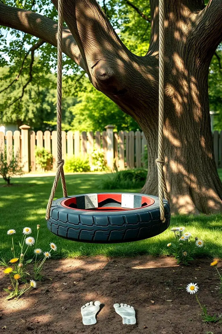 Vibrant Tyre Swings