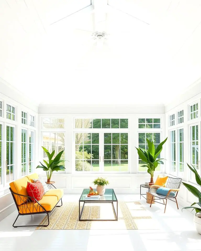 Painted White Ceiling