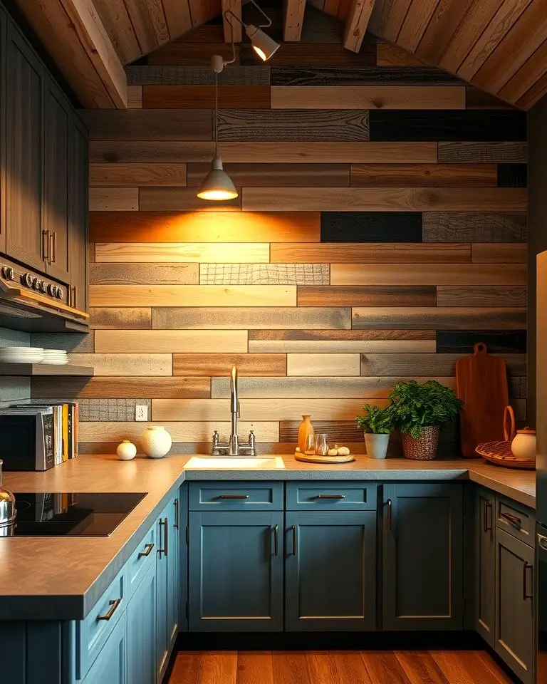 Reclaimed Wood Wall