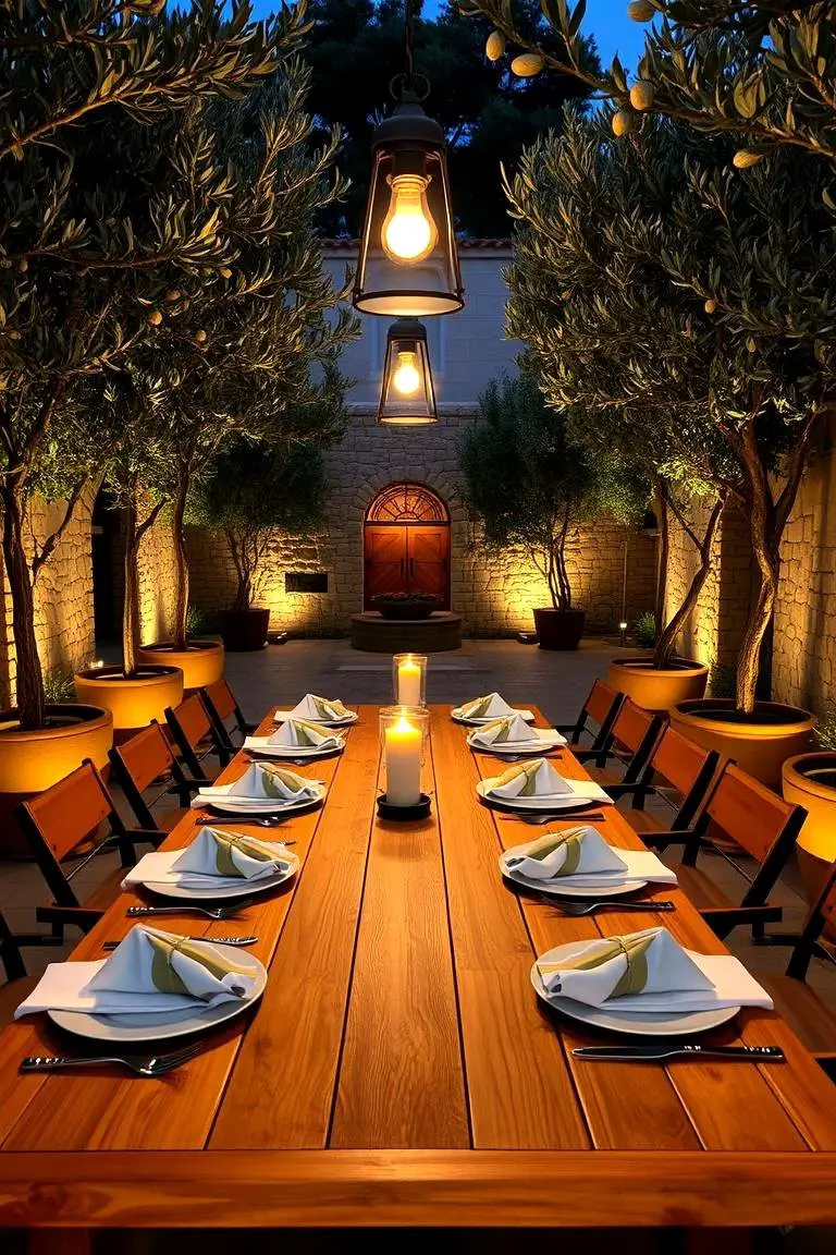 Outdoor Dining Courtyard