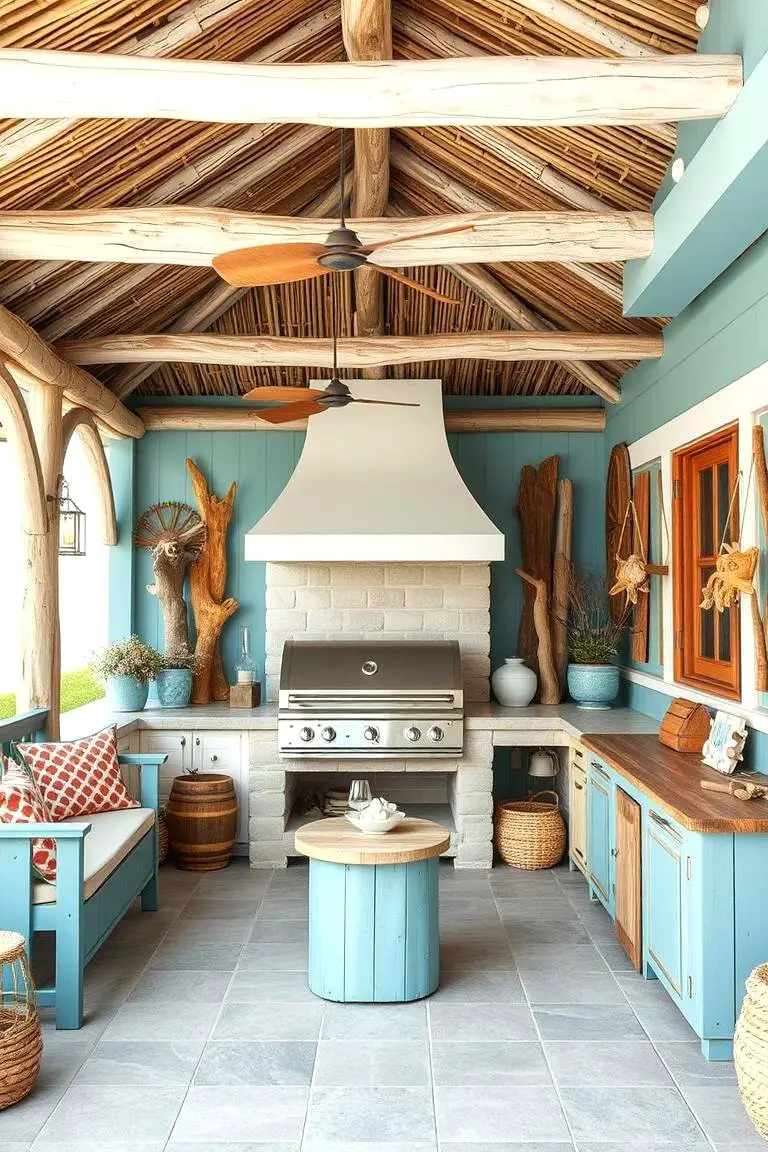Coastal-Inspired BBQ Haven