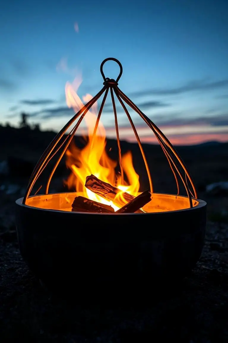 Eco-Friendly Recycled Material Fire Pit