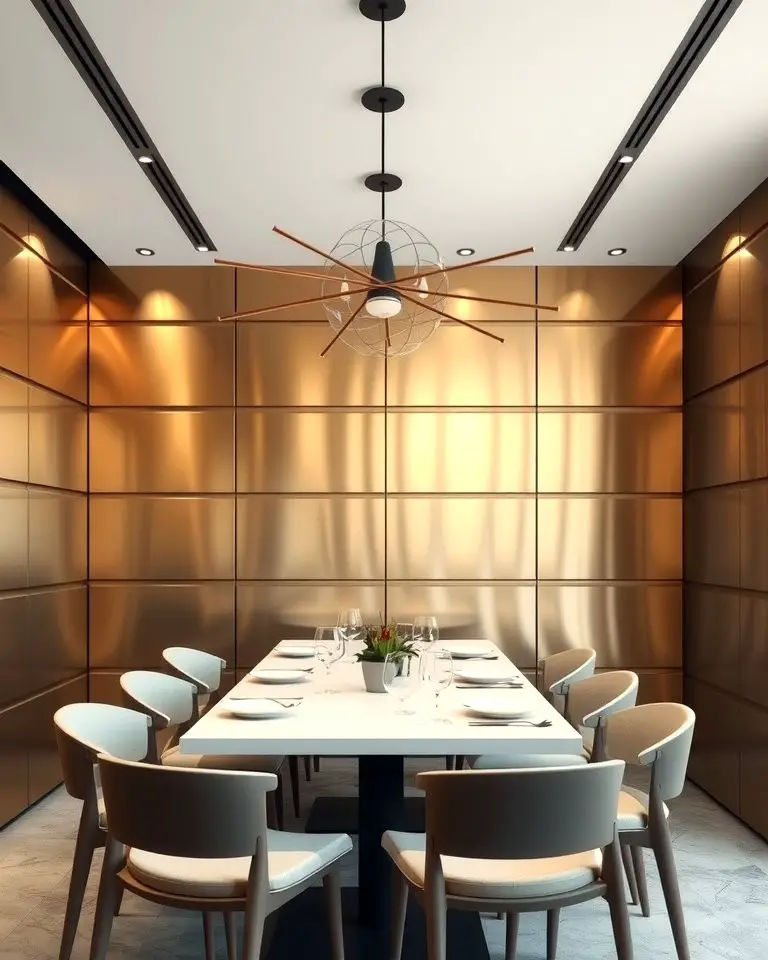 Sleek Metal Panels