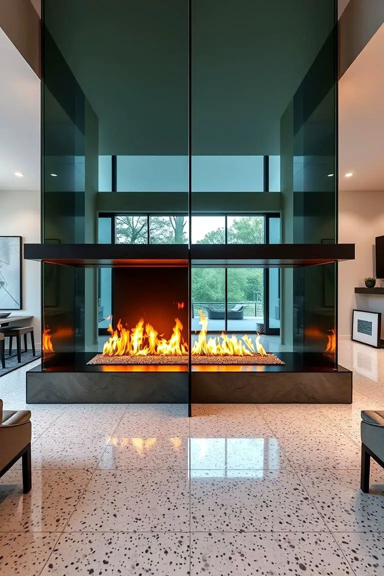 Double-Sided Fire Features