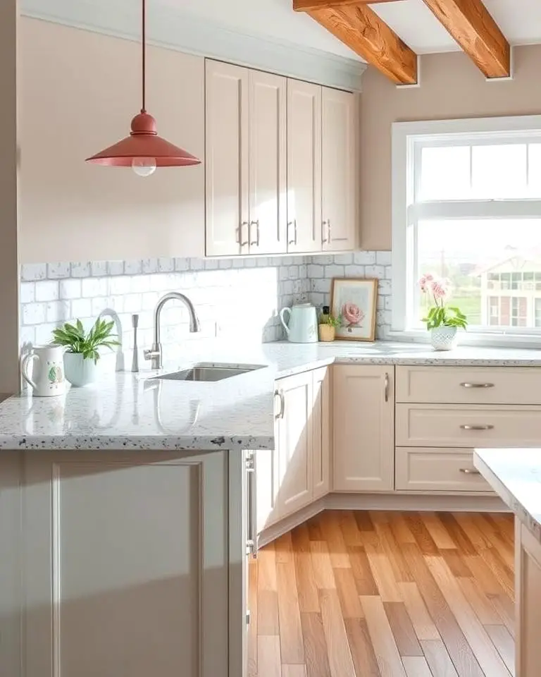Pastel Terrazzo for a Soft and Playful Touch