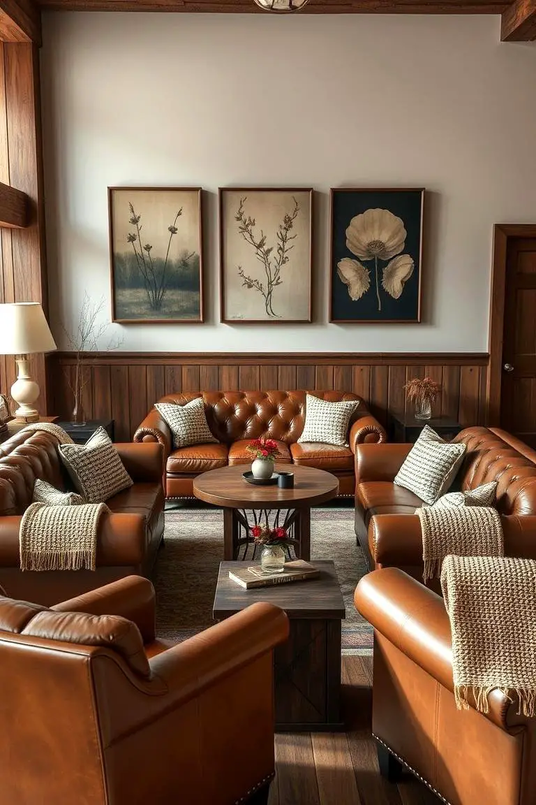 Timeless Leather Lounge
