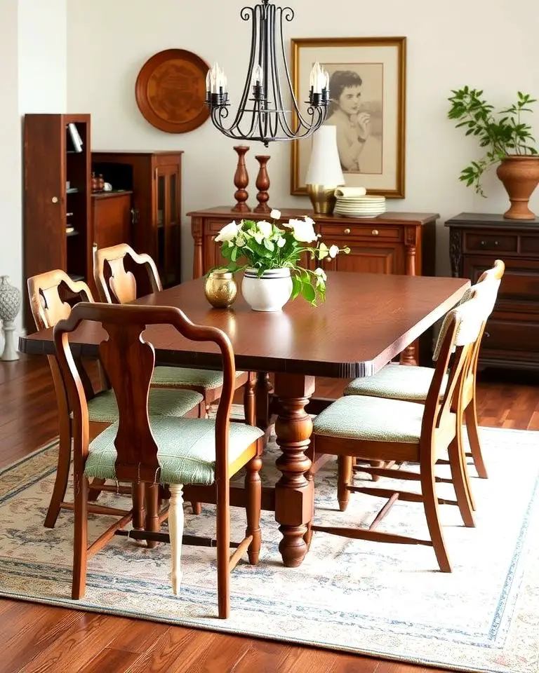 Mismatched Dining Chairs for an Eclectic Touch