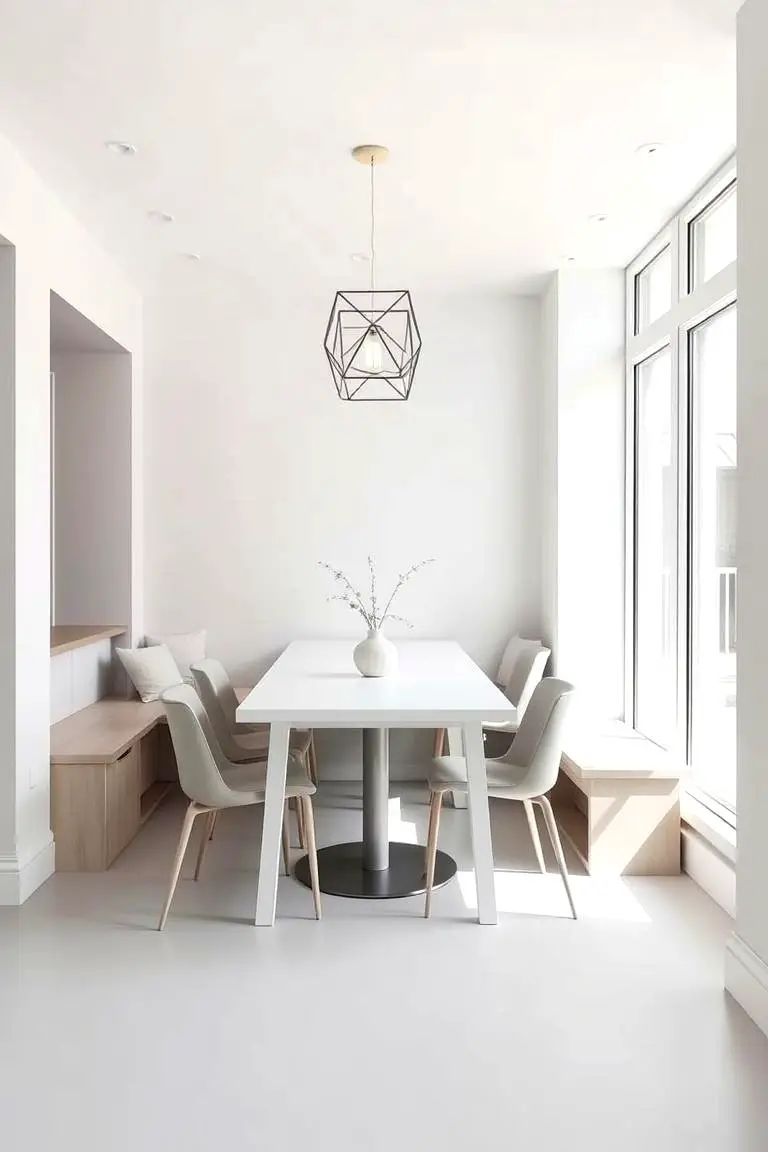 Modern Minimalist Breakfast Nook