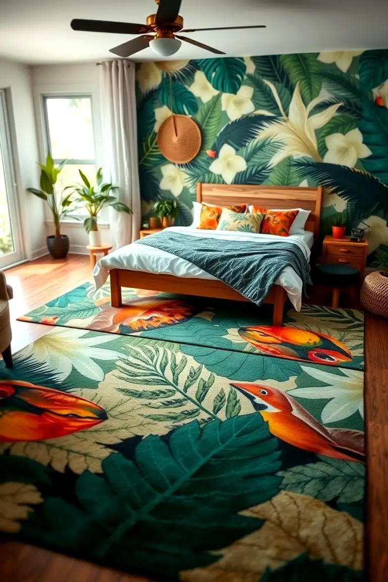 Tropical Patterned Rugs