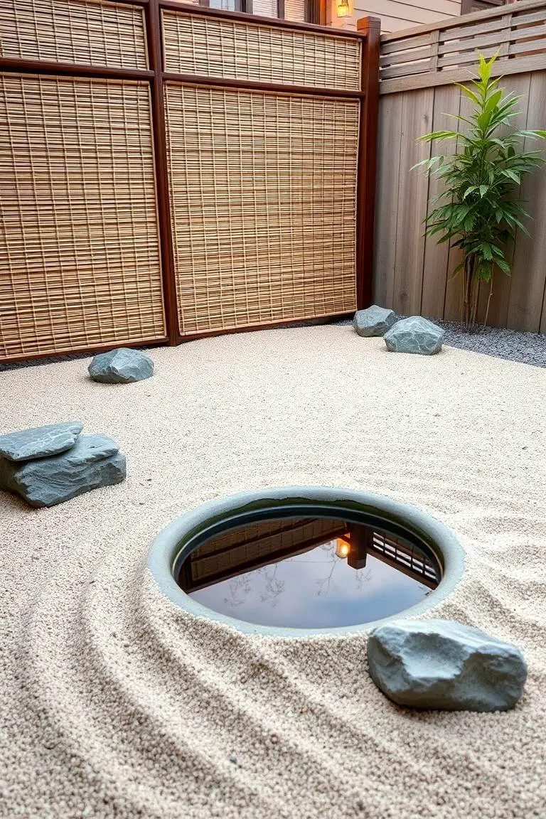 Simple Backyard Zen Corner