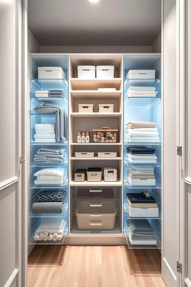 Organizing with Transparent Drawers