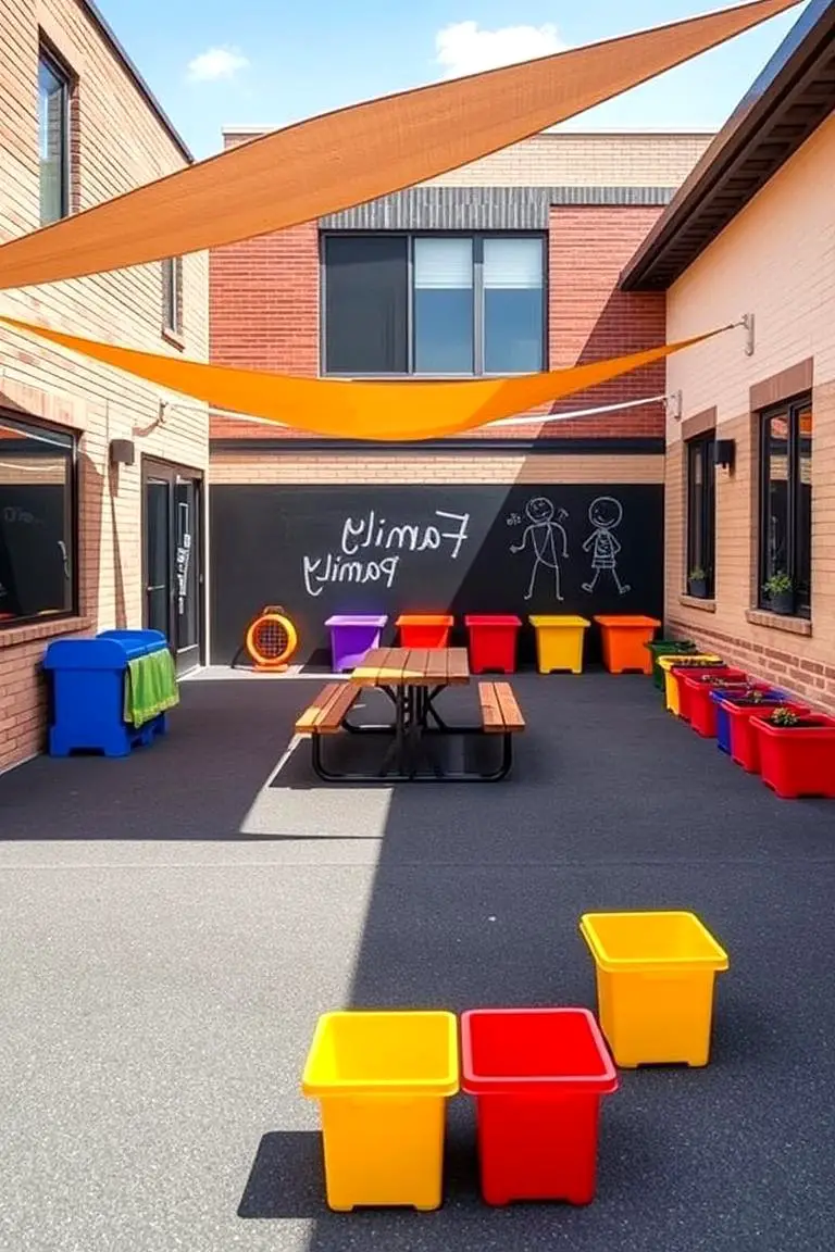 Family-Friendly Play Courtyard