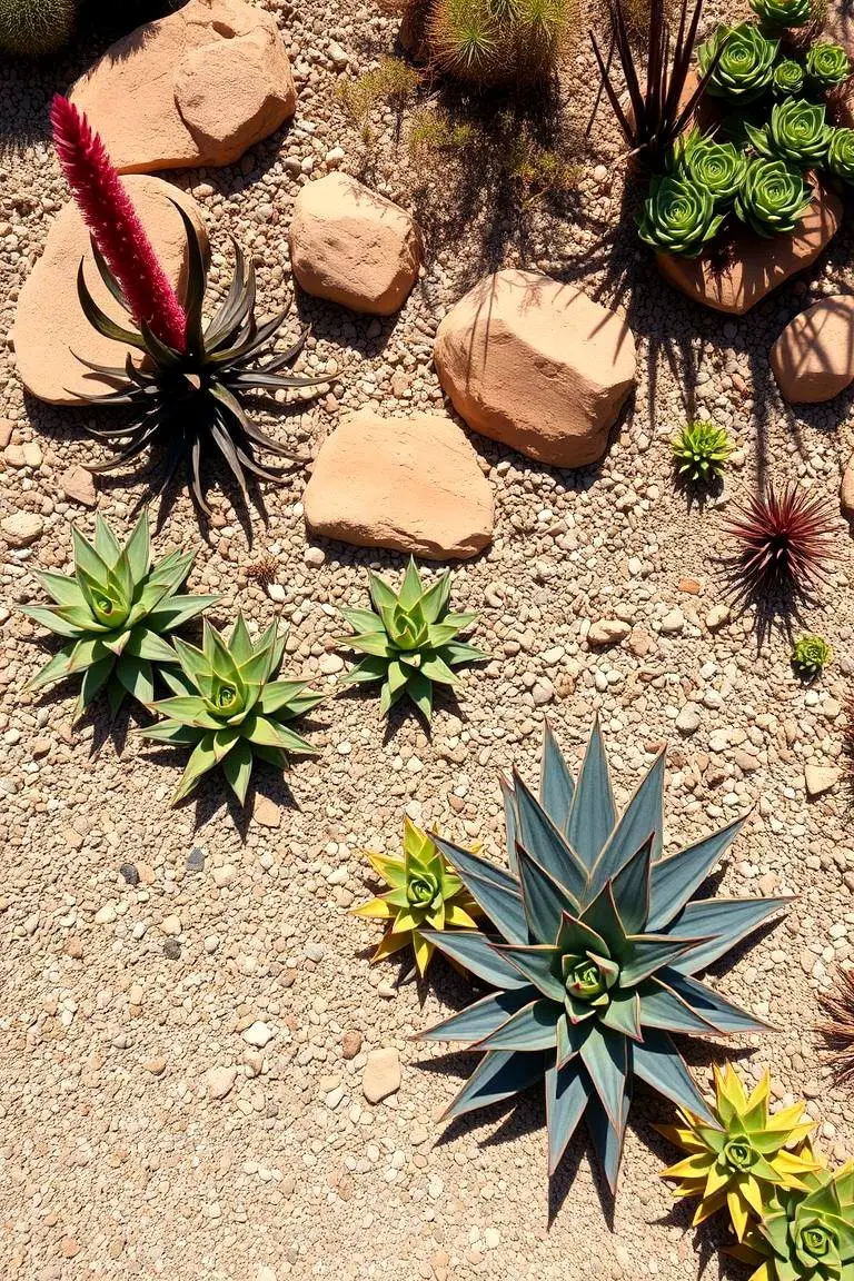 Succulent and Drought-Tolerant Display
