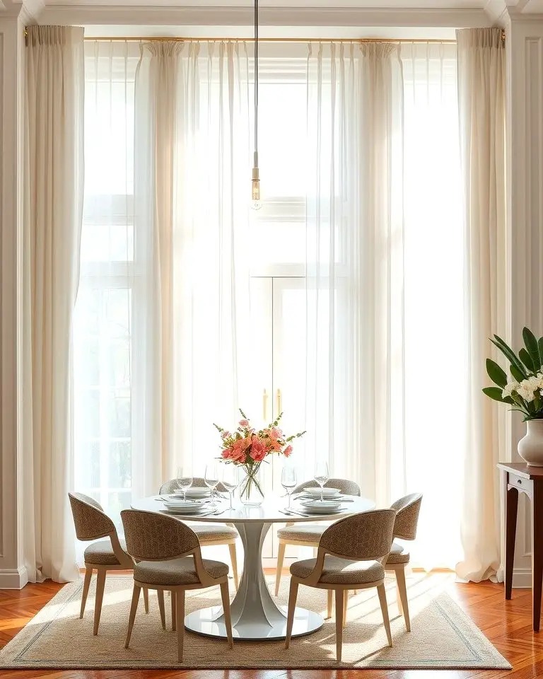 Sheer Curtains for Soft Elegance