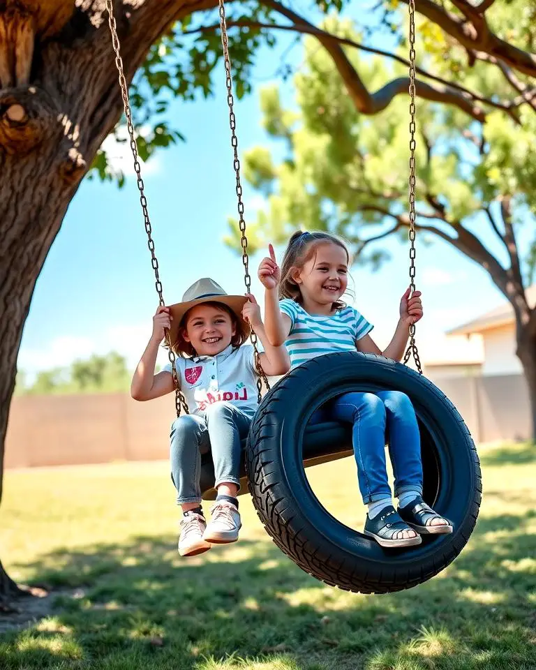 Double Tire Swing