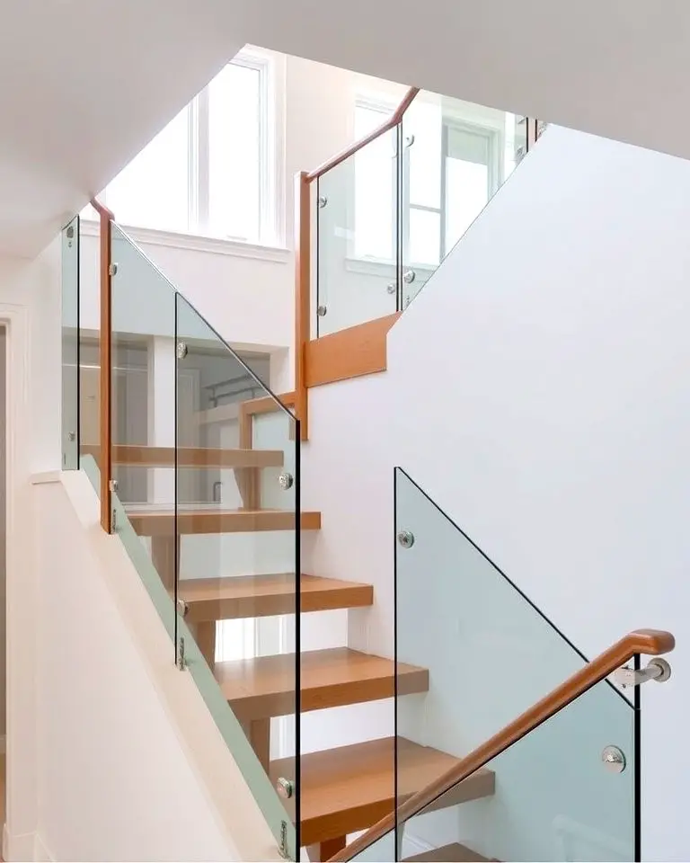 Glass Railing for a Modern Touch