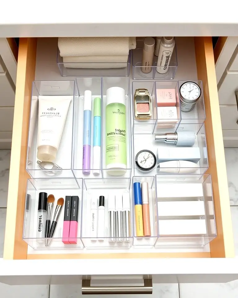 Clear Acrylic Organizers for Easy Visibility