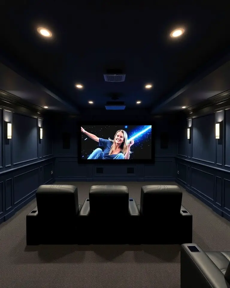 Dark Color Palette for a True Theater Feel