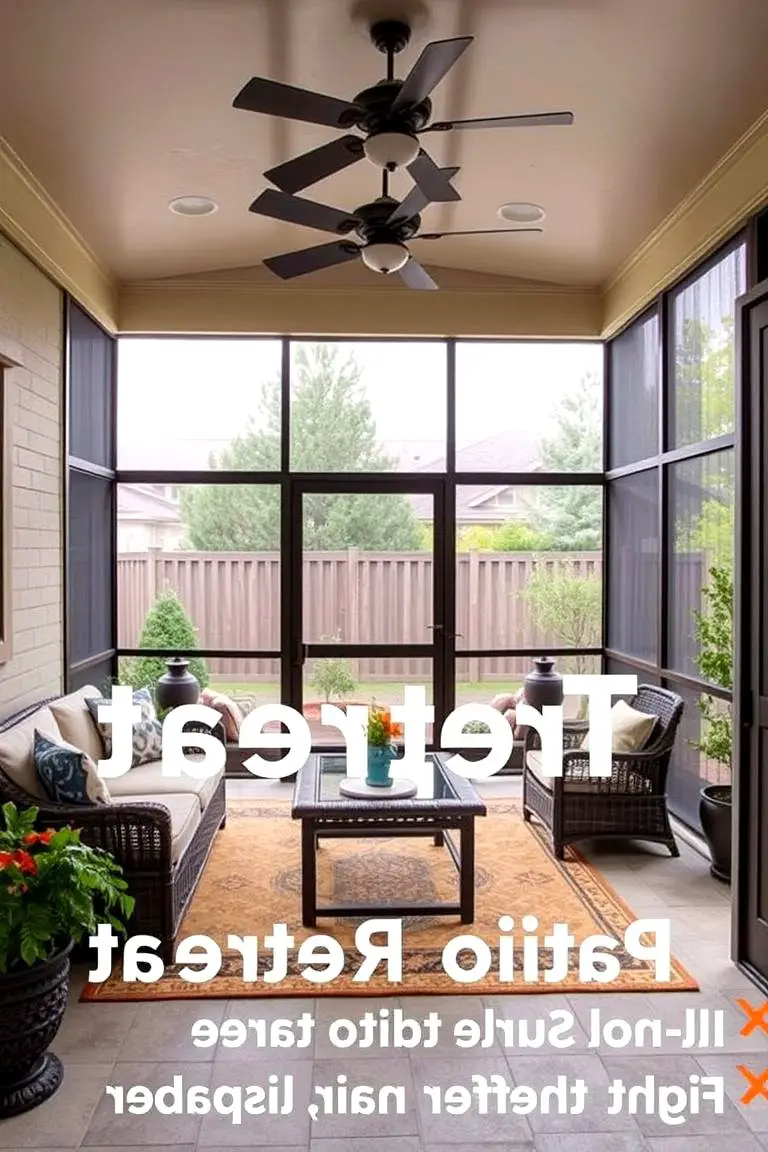 Enclosed Patio Retreat