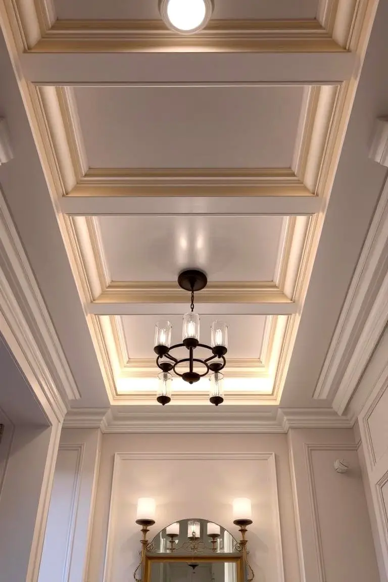 Contemporary Coffered Ceiling