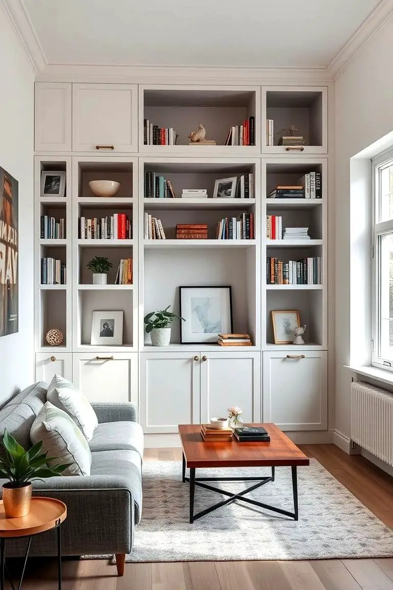 Customizable Built-In Shelves