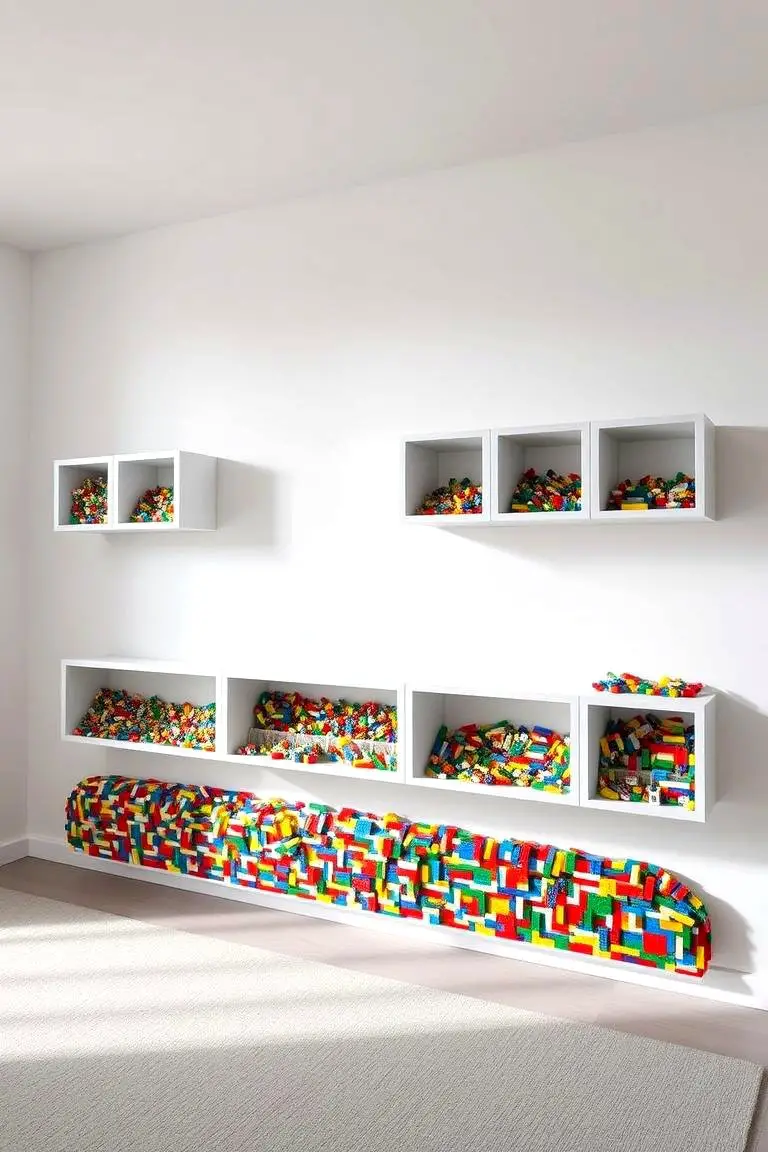 Floating Wall Cubes
