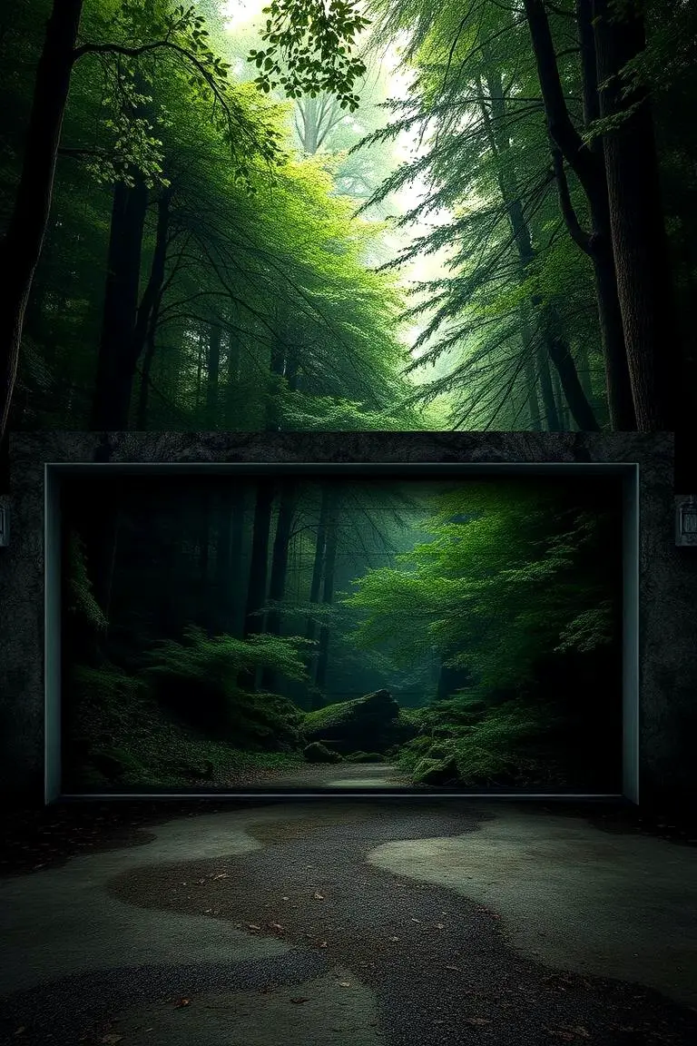 Nature-Inspired Forest Mural