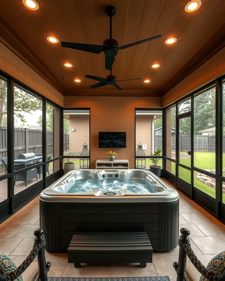 Enclosed Patio Structure