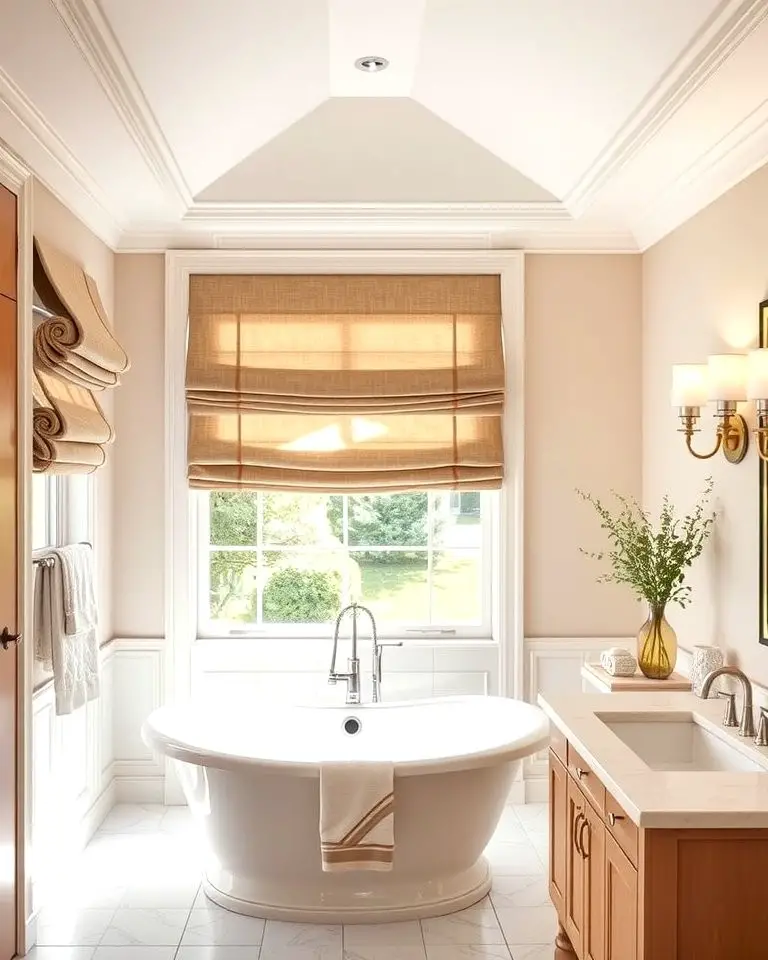 Roman Shades for Soft Sophistication