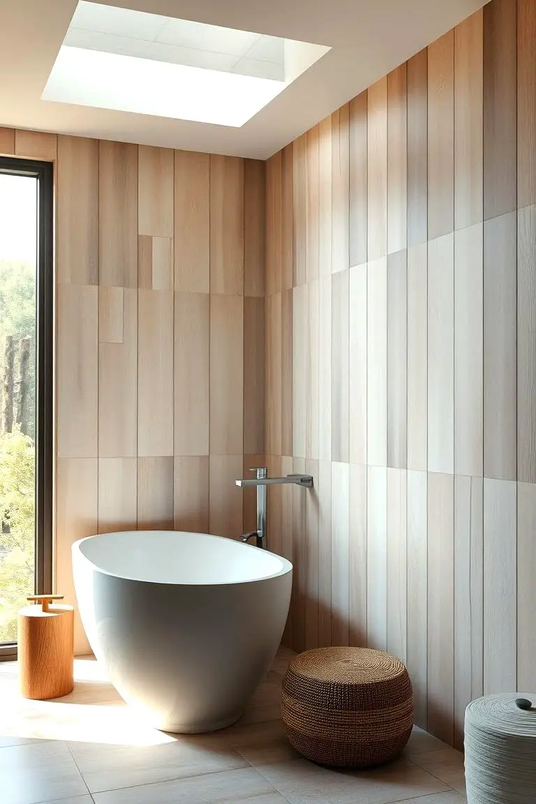 Zen-Inspired Bamboo Panels