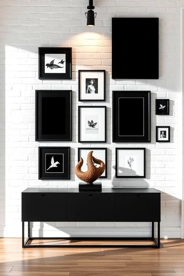 Contemporary Art Gallery Wall