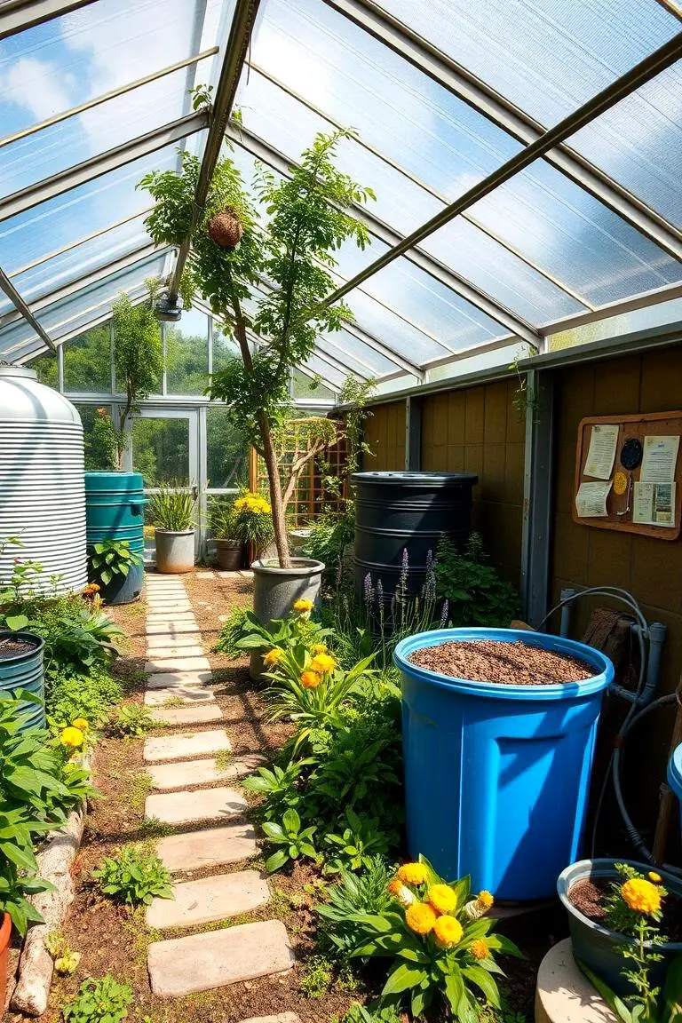 Sustainable Greenhouse Oasis