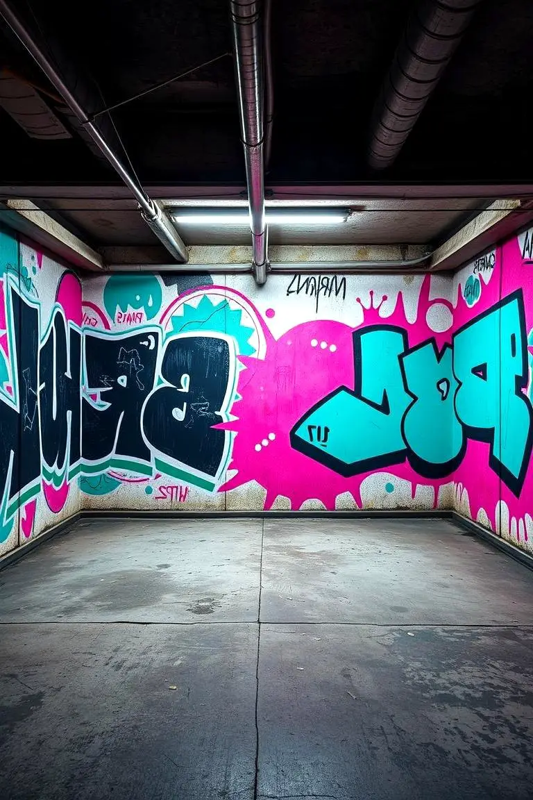 Urban Graffiti Mural